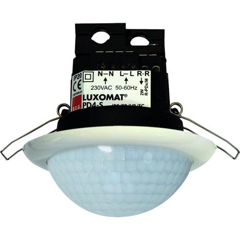 PD4-S-FP détecteur de mouvement esclave 24 m faux plafond LUXOMAT 92254 (1/4)