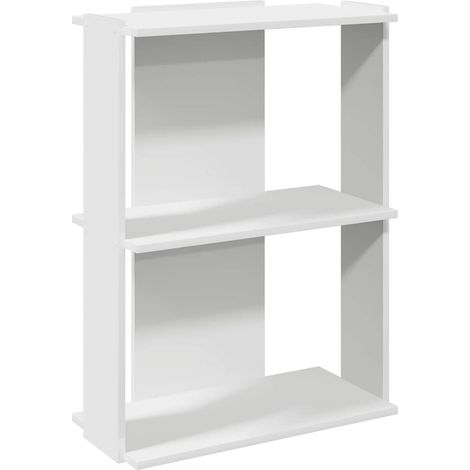Maison Exclusive - Bücherregal 3 Böden Weiß 60x30x80 cm Holzwerks