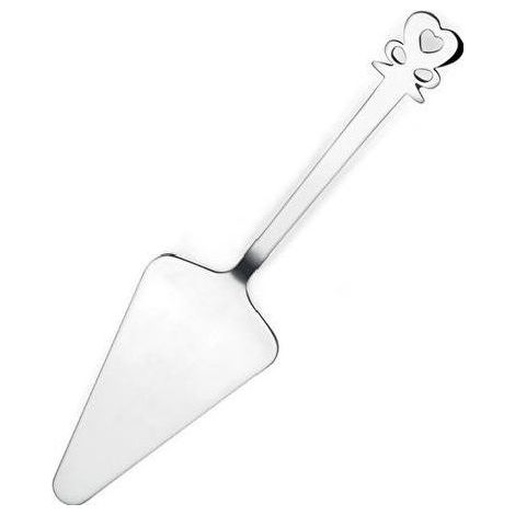 GUZZINI Pala Torta Love con Cuore 25 x 6 Cm Acciaio