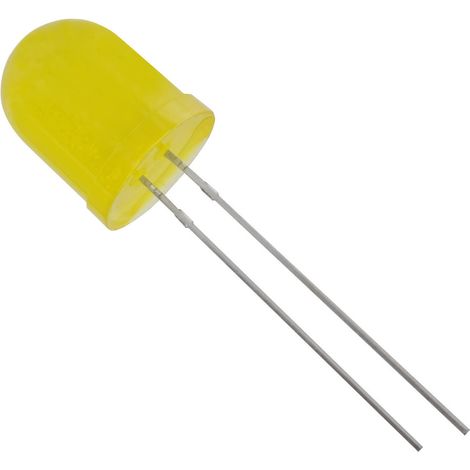 TRU COMPONENTS 1573764 LED bedrahtet Gelb Rund 10 mm 550 mcd 50 ° 20 mA 2.1 V