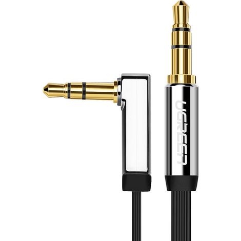 Ugreen flachkabel aux audiokabel 35mm miniklinke 3m silber 10728