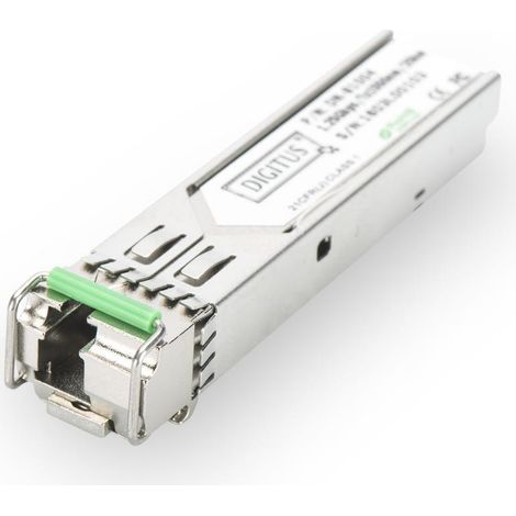 DIGITUS DN-81004-01 módulo transceptor SFP mini GBIC monomodo 1000Base-LX WDM 1,25 Gbps 20 km LC simplex gris (1/3)
