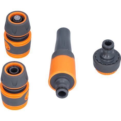 G1/2 Wassersprüher-Set ABS-Gartenschlauchdüse für Garten, Auto, Outdoor, Haustierbad (1/5)