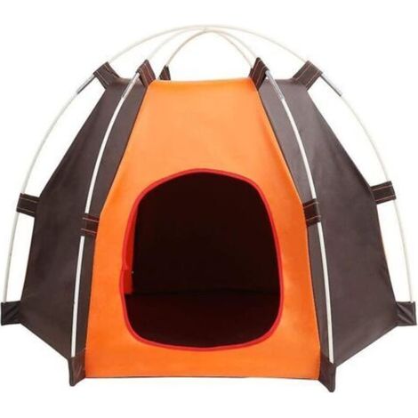 Tente portable pliable pour chien et chat, abri d'extérieur étanche pour animaux Wigwam