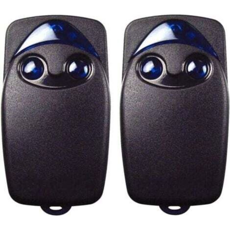 2 télécommandes de porte de garage électriques Flo2r-s 433,92 MHz à 2 boutons, compatibles avec les télécommandes de porte de garage Nice Remote TRIMEC (1/4)