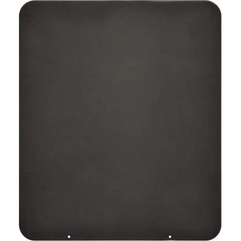 Pedana salvapavimento per stufe a legna e pellet in acciaio 70x60 (1/3)