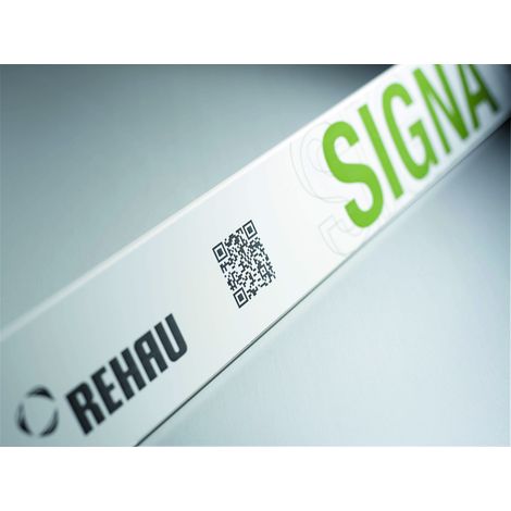 Rehau SIGNA BASE Oberteil 80 RAL9001 BRK 700802 cws 2 Stk