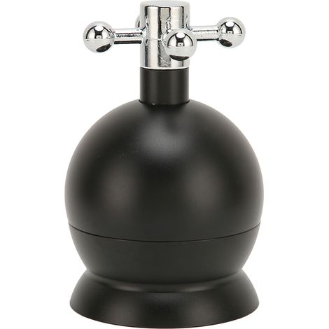 58-mm-Kaffeespender mit Doppelkugellagern, höhenverstellbar, lebensmittelechtes Metall, schwarz (1/5)