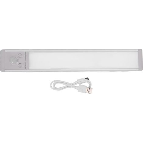 Éclairage sous-meuble LED Rechargeable avec détecteur de mouvement, lampe magnétique d'intérieur pour placard, comptoir, cuisine, escaliers, 9,4 pouces (1/5)