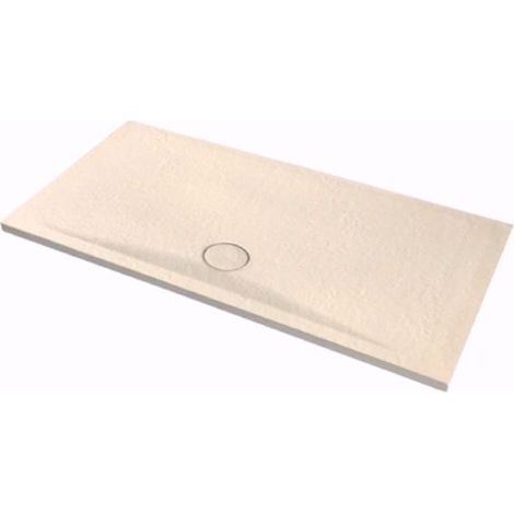 Piatto doccia 80x140 h.4 in ceramica beige Pietraceramica di (1/3)