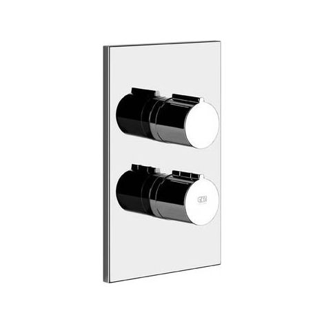 GESSI EMPORIO Farbset Fertigmontageset für Unterputz- Thermostatmischer chrom