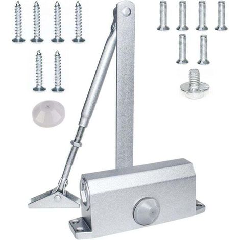 Ferme-porte Hydraulique Automatique, (35-60kg) Réglable Groom Fermeture Porte, Ferme Porte Automatique Ideal Pour Commercial et Résidentiel Porte (1/5)