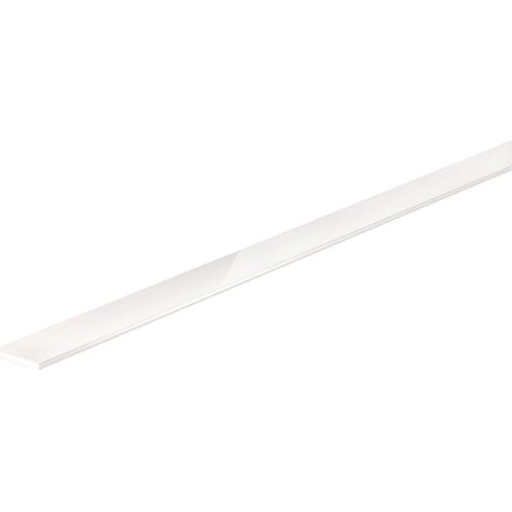 PIATTINA PVC MM.24X3 BIANCA MT.1