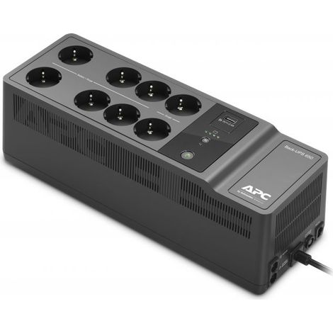 APC Back-UPS 650VA 230V 1 USB charging port - (Offline-) USV gruppo di continuità (UPS) Standby (Offline) 0,65 kVA 40 BE650G2-GR (1/5)
