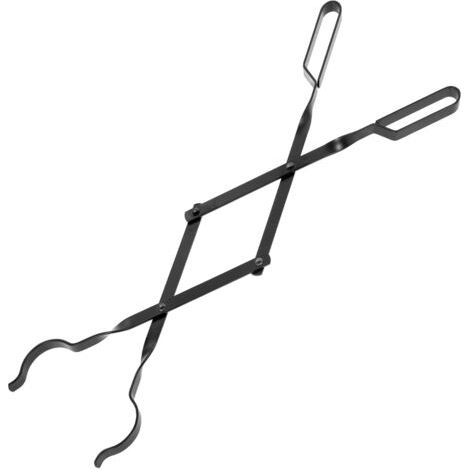Pince à Cheminée, Pince à Bois de Chauffage de 66 cm, Outdoor Pince à Bûches, Accessoires de Cheminée pour Camp Cheminées, Foyer Intérieur Cuisinière D'extérieur (1/5)