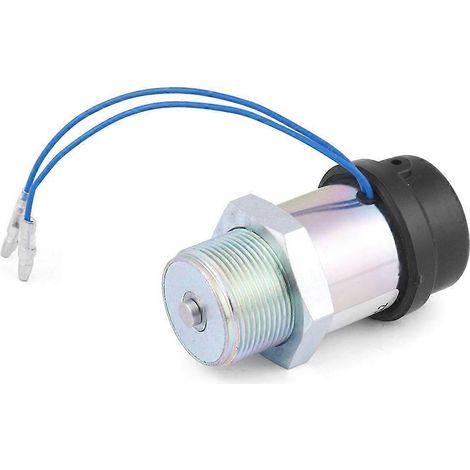 Électrovanne d'arrêt 12 V 7413147, 195-8411, 30L87-00060, 30A87-00060, MM409-67001 pour Mitsubishi S3L, S3L2-E2, S4L et S4L2 (1/5)