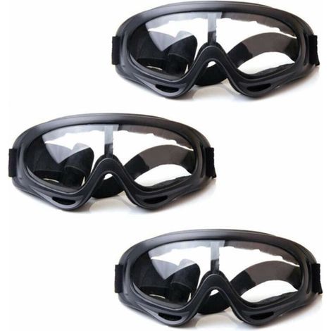 3Pack Lunettes de Sécurité pour Enfants,jeux de plein air pour enfants Lunettes de protection pour Nerf N-Strike Pistolet Elite Jeu de pistolet Protection des yeux et pour le travail en laboratoire (1/5)
