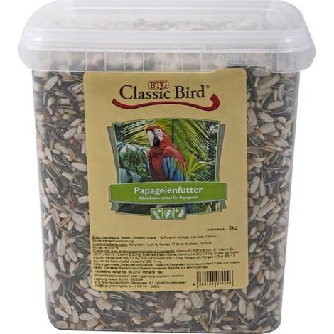 Classic Bird Papageienfutter 3 kg Vogelfutter