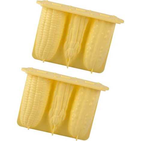 Moldes para helado con forma de planta para congeladores - Amarillo (1/5)