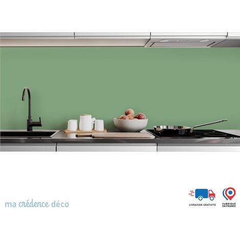 Crédence : Vert pâle RAL 6021 - Alu composite - 60 - 120 (1/3)