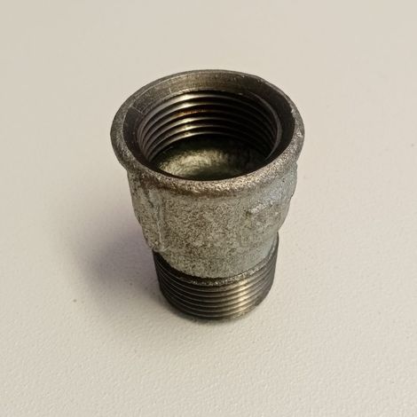 Raccordo mf 3/4'' manicotto zincato di ghisa malleabile (1/4)