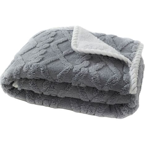 Tappetino per gatti, coperta invernale spessa - Grigio L