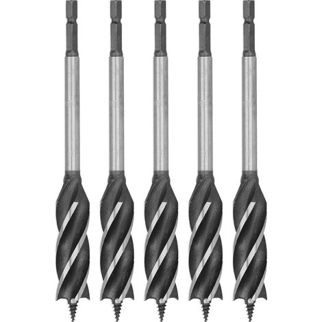 5-teiliges Holzbohrer-Set, Metall-Lochsäge, 4-fach geschlitzter Sechskantschaft, 18-mm-Schneidwerkzeug
