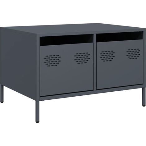 Maison Exclusive - TV-Schrank Anthrazit 68x50x43,5 cm Kaltgewalzt