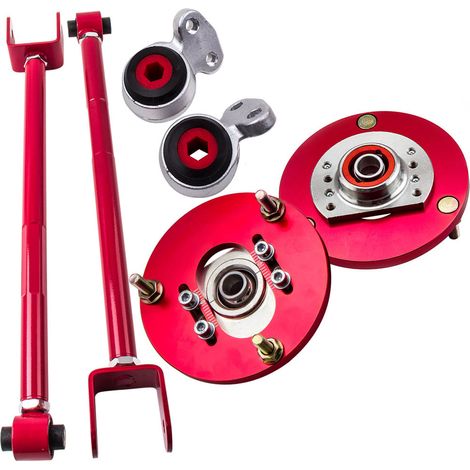 Rear Control Camber Arms + Control Arm Bushings + Camber Plates for BMW E46 new (1/5)