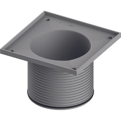 Cadre de grille plastique pour point d'évacuation, 150 mm, sans grille (1/2)