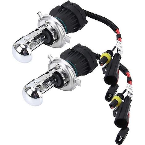 H4 HID Xenon-Scheinwerferlampen 55W 6000K 12V AC EU (2 Stück)