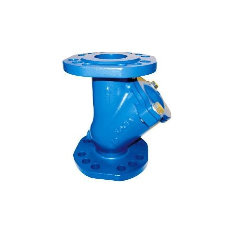 418 Valvola di ritegno a palla DN100 ghisa GGG40 rivestimento epoxy - Sfera alluminio rivestita NBR 149B3143