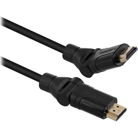 Câble HDMI - TNB - 360 V2.0 - 2m - Connecteurs or pliables - 1920x1080p