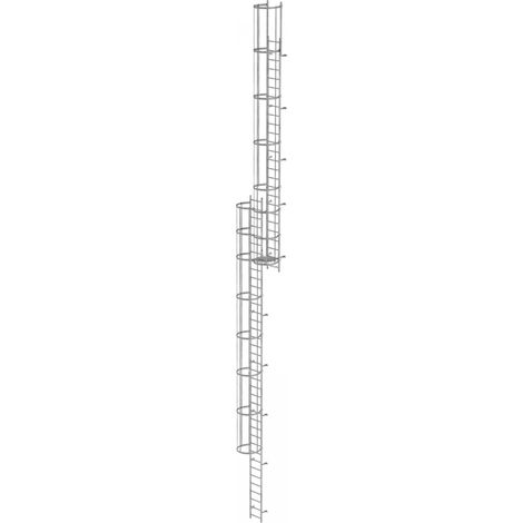 MUNK ortsfeste Steigleitern Aluminium, 15,96m SH (1/4)