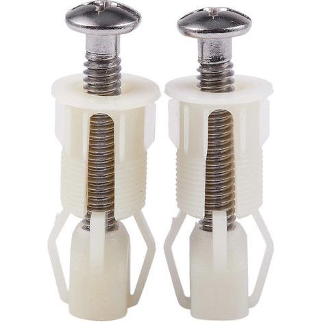 2pcs Toilet Seat Screws Toilet Seats Hinges Type&Size:4 38Mmx5mm-- (1/4)