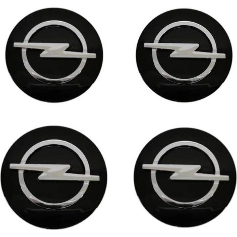 Enjoliveurs pour Opel Tigra 2004-2009, lot de 4, 64 mm - Noir (1/3)