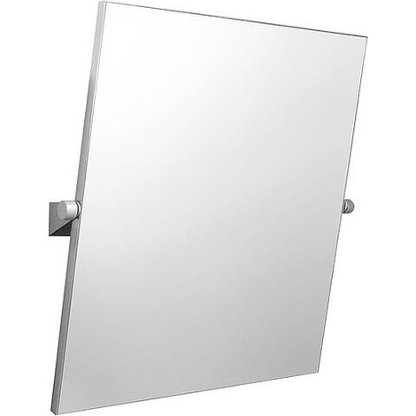 Miroir à bascule Elida sans éclairage, 600x650x105mmmm chrome satiné