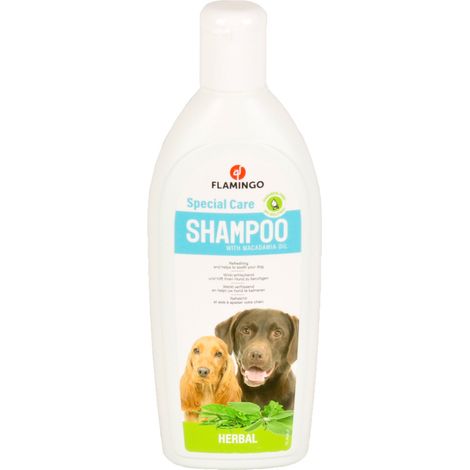 Shampoing a l'herbe, 300 ml pour chien - Flamingo