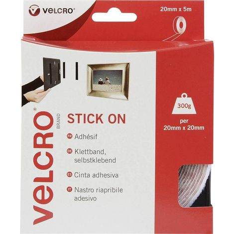 Velcro VEL-EC60216 nastro adesivo bianco 5 m