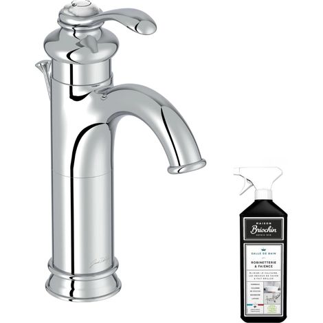 Mitigeur lavabo haut JACOB DELAFON Fairfax + nettoyant Briochin (1/4)