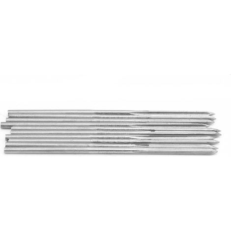 Lot de 10 alésoirs rectifiés de 1,5 mm pour machines à grande vitesse, outil de coupe d'acier. (1/5)