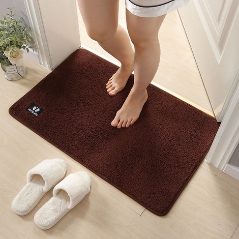Tapis de bain absorbant à mousse à mémoire de forme, épais antidérapant, tapis d'entrée pour salle de bain, cuisine, couloir et vestibule (1/5)