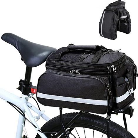 LAN Gepäckträgertaschen für Fahrradsattel, reißfest, multifunktional, mit Regenschutz (1/5)