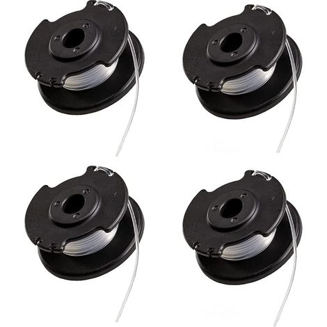 4 bobines de Fil de Rechange pour débroussailleuse sans Fil Einhell GE-CT 18/28 Li et GE-CT 18/28 Li TC et GE-CT 18/260 Li,Bobine de Fil de Rechange en Nylon pour débroussailleuse TLE-03 (1/5)