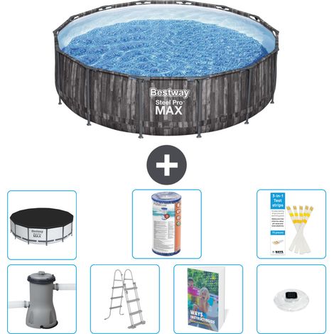 Bestway Bestway Steel Pro MAX Ronde - 427x107 cm - 8-pièces S622 (1/4)