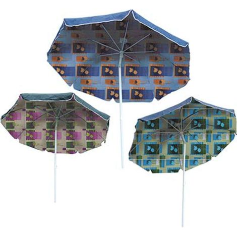 OMBRELLONE MARE COVER DOMUS - ACCIAIO/COTONE DUPLEX MT 2 - 1 pezzo