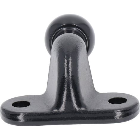 Boule d'attelage forgée noire de 50 mm en acier robuste pour camping-cars, caravanes et véhicules de loisirs (1/5)