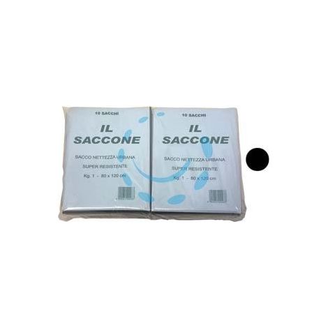SACCO "IL SACCONE" NERO PZ.10 - cm.80x120 kg.1