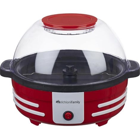 Moderne rote Melchioni Popcornmaschine