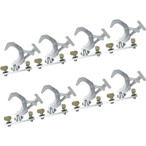 Gancio per luci da palcoscenico, struttura in alluminio, elevata capacità di carico, quattro coppie (1/2)